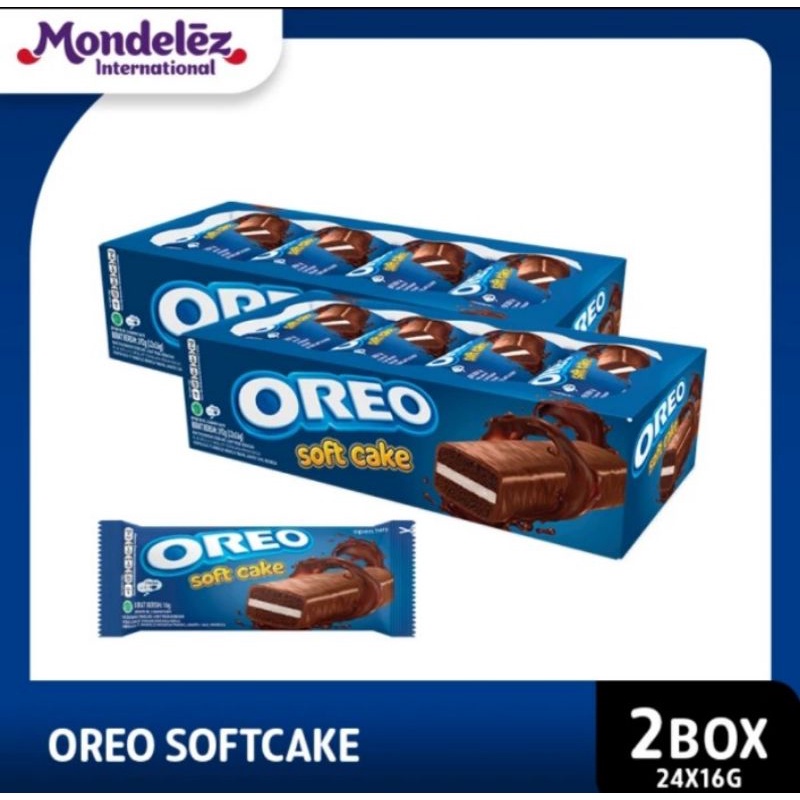 

Oreo Biskuit Bolu Softcake [Box] Paket 2