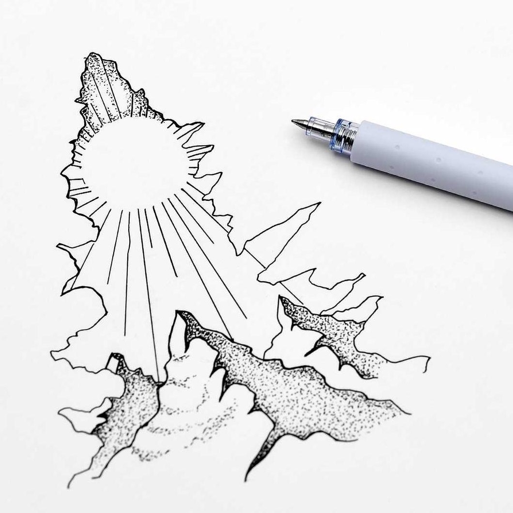 

Pena Pulpen Gel Marine Pen 0.5Mm Tinta Hitam 3 Pcs - K1028