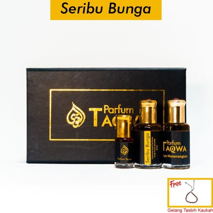 Seribu Bunga 12ml | Parfum Sholat Seribu Bunga (Non Alcohol)