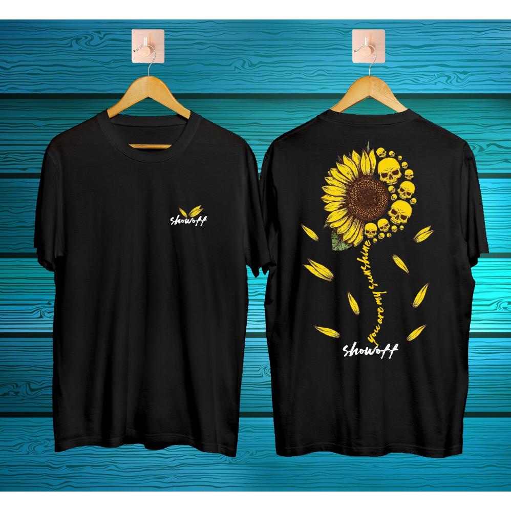 BAJU KAOS BUNGA MAWAR TENGKORAK BAJU KAOS DISTRO PRIA KEREN TERBARU 2023 COD KAOS ATASAN PRIA DAN WA