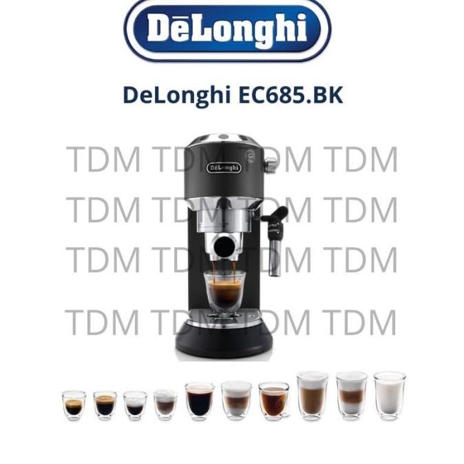 Bundling Mesin Kopi Delonghi EC 685 BK + Grinder Kopi N600
