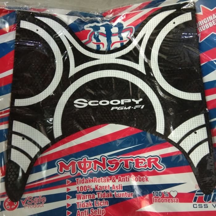 karpet motor new scoopy F1/ ESP step floor pijakan aksesoris scoopy ready