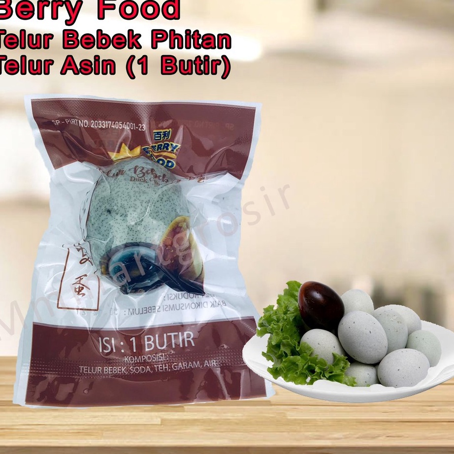 

Best Berry Food / Telur Bebek Phitan / Telur Asin / 1 butir
