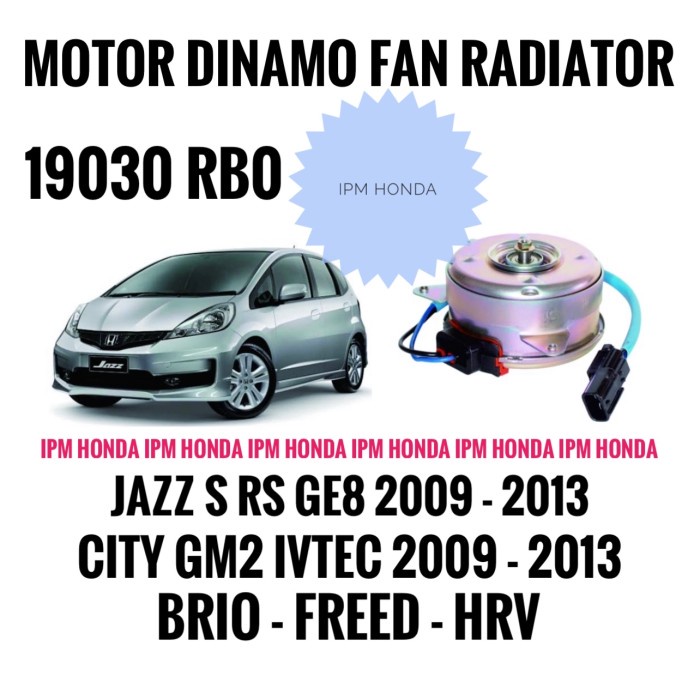 Motor Cooling Fan Dinamo Extra Ekstra Fan Kipas Radiator Honda Brio best seller