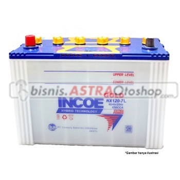 Accu / Aki Incoe Gold NX120-7L / 95D31L 12v 80Ah star