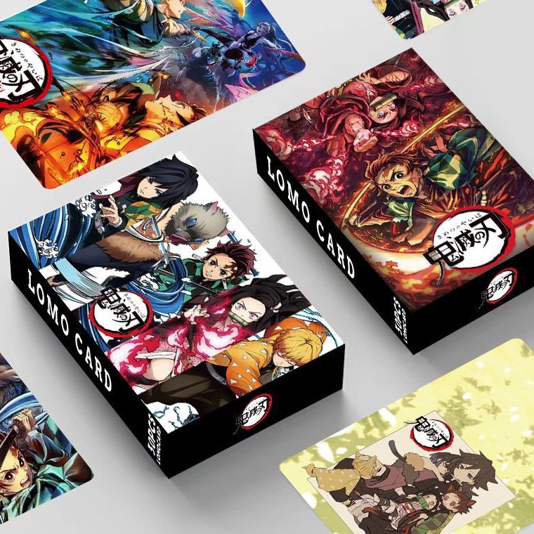QNRJ2739  Lomo card / kartu anime / foto anime one piece kimetsu no yaiba naruto