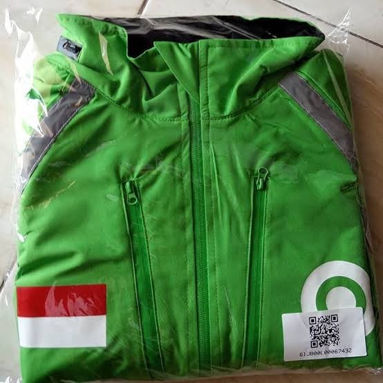 BEBAS ONGKIR Jaket Gojek Logo Terbaru Original Asli Garuda Super Resmi Kantor DSU