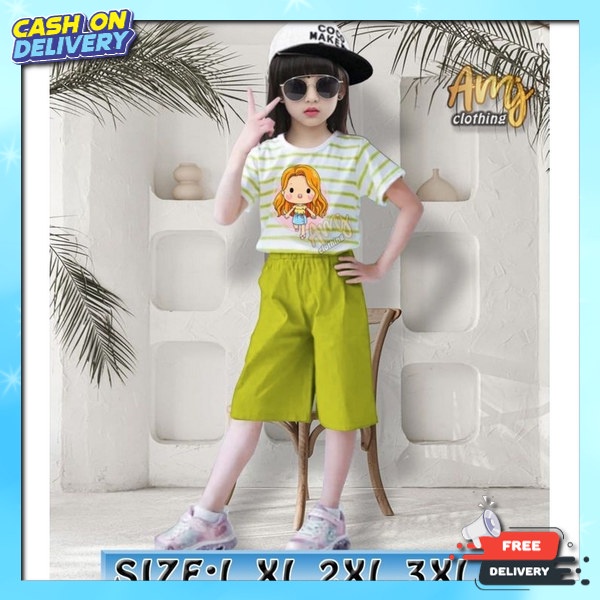 Bestseller Setelan One Set Ank Tk Sd Ank Model Korea Set Anak Lucu Bju Outift Bayi Kids Murah Baju S