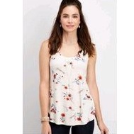 Floral Scoop Neck Tank by Maurices
