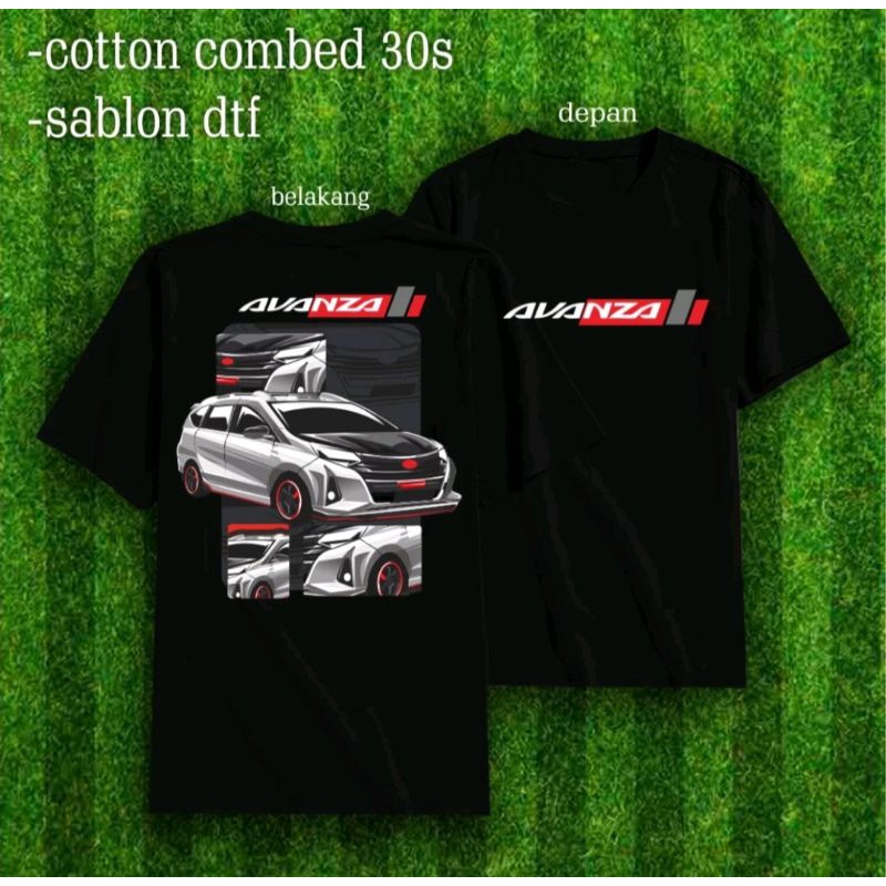 KAOS MOBIL AVANZA SABLON PRINT DTF