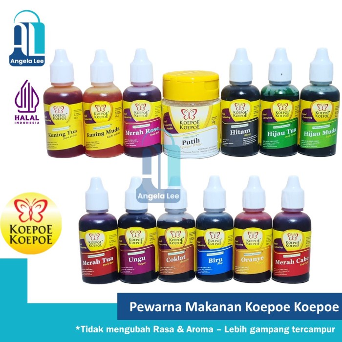

Koepoe Pewarna Makanan Koepoe Kupu Foodgrade Food Coloring 30ml