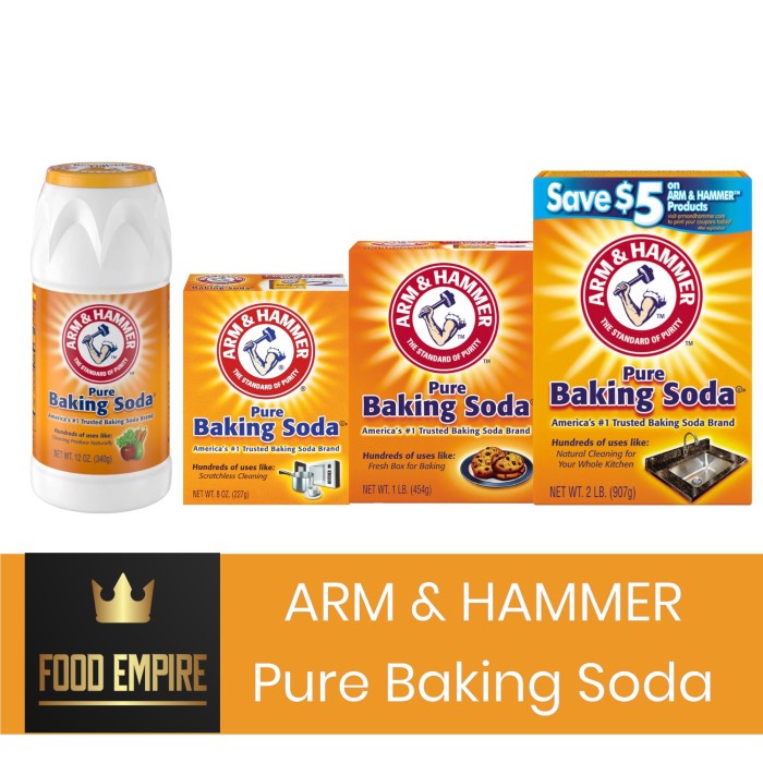 

ARM and HAMMER Pure Baking Soda Food Grade Product of USA
