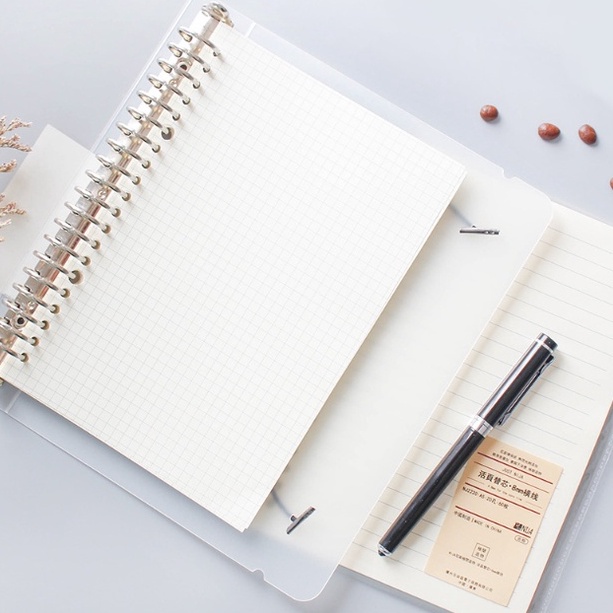 

MPFX7960 Zumoo Loose leaf B5 / Refill Binder 60 LEMBAR / Bookpaper 80 gsm GRID DOT RULED BLANK 26 Holes