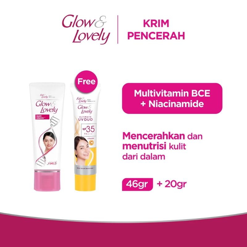 Fair Lovely (Glow & Lovely) Multivitamin+Ultimate UV Duo SPF 35 /Fair Lovely/Moisturizer