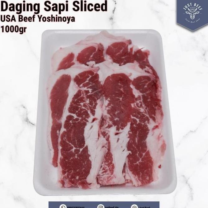 

Top Quality Daging Sapi Slice Tipis / Usa Beef Slice / Yoshinoya Beef Osscasop