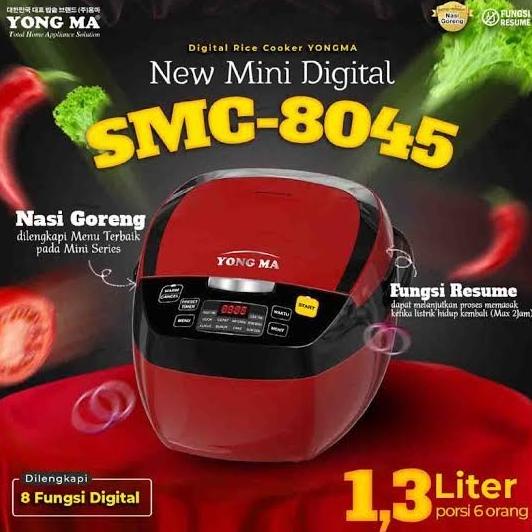 Yongma Magic Com Digital 1.3 Liter Smc 8045/Smc8045 Garansi Resmi Daivalaraa