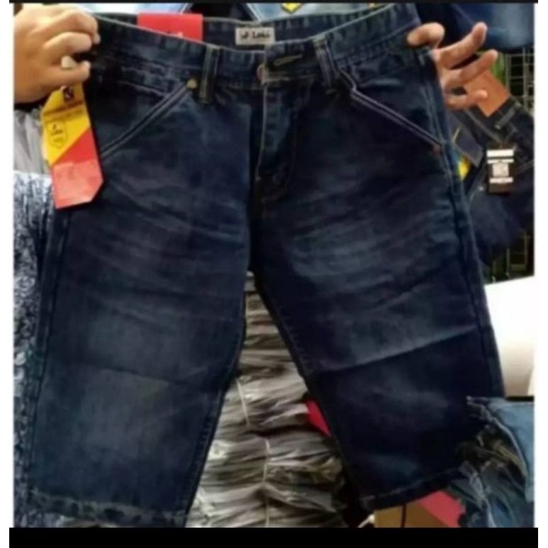 cuci gudang jeans lois pria terbaru ,jeans pendek original denim, celana pendek lois terbaru