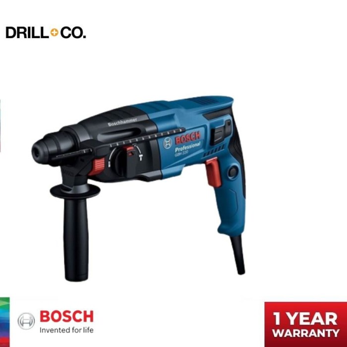 Bosch Gbh 220 Dre Rotary Hammer / Hammer Drill / Bor Hammer 20Mm Promo Terbaru