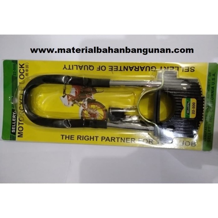 ✨COD Pengaman Motor Parkir Pelindung Anti Maling Gembok Motor Sellery Depok Bisa Gojek