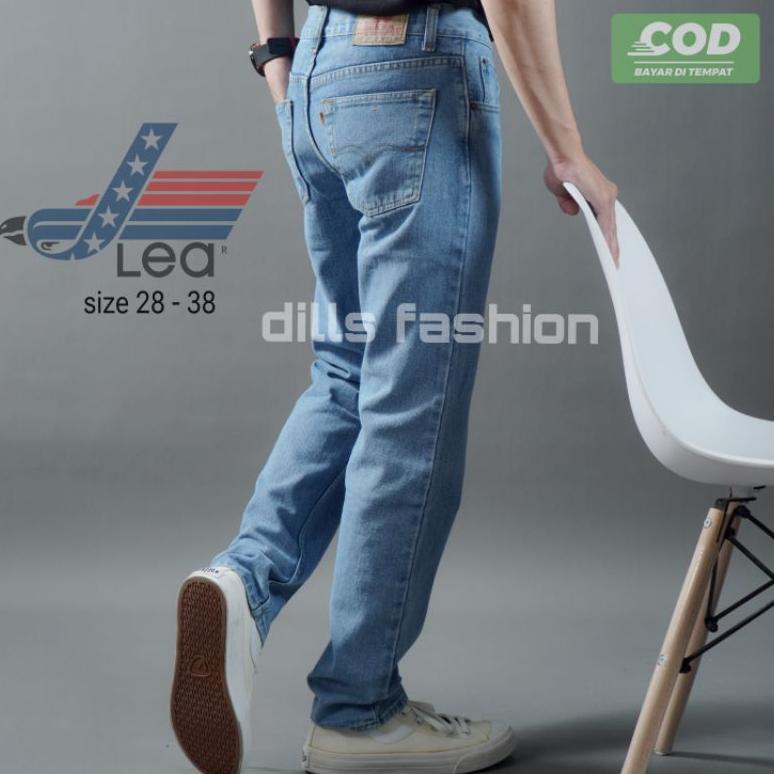 Best Produk Celana Jeans Pria Lea 606 Model Standar Regular Fit 5jerulk5