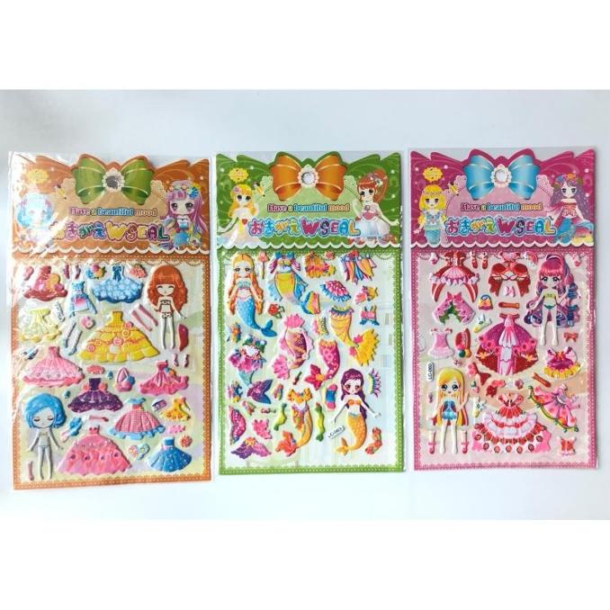 best seller] Stiker Bongkar Pasang LC /Stiker Mainan /Mainan Anak