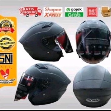 Helm Half Face Gowa Ace Kairos, Helm SNI