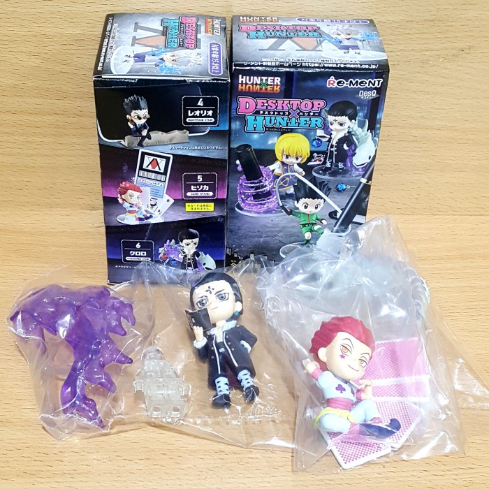 Hunter X Hunter Desq Desktop Hunter Hisoka & Chrollo [2/Set] Re-Ment Ready
