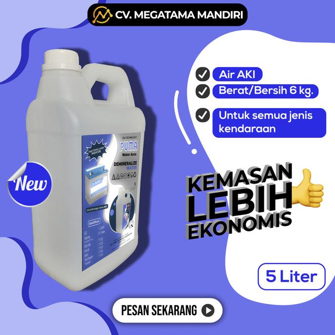 New Air Accu Aki Biru Tambah Lusin Puma Bisa Yuasa Gs Dan Semua Merk Aki Limited Edition