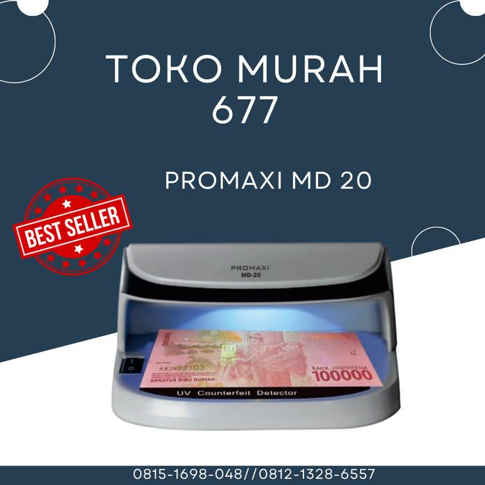 Money Detector Promaxi Md-20 Alat Pendeteksi Uang Palsu Promaxi Md-20