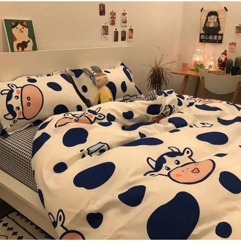 Kualitas no 1 PART 4 / SPREI AESTHETIC HOMEMADE || SPREI MOTIF ANAK DINO BLACK SMILE BUAH PELANGI RA