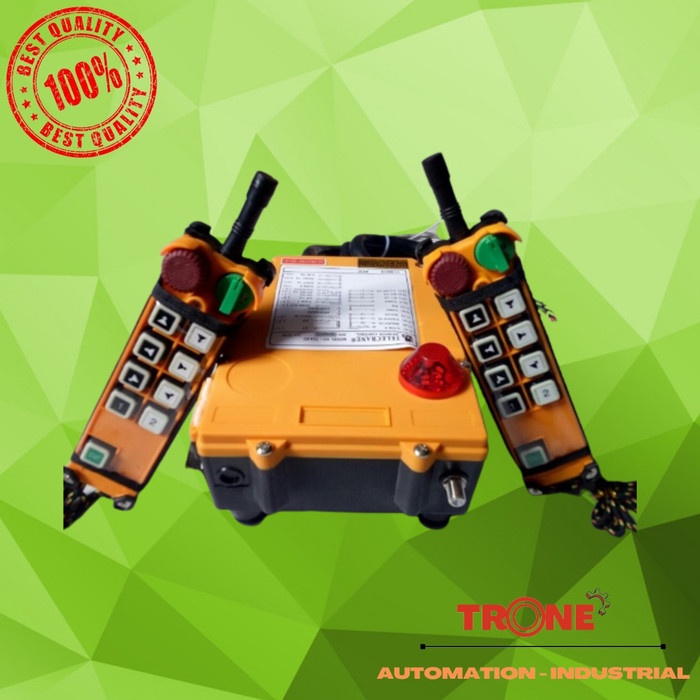 Promo Telecrane F24-8D / F24-8S Remote Wireless Hoist Crane Push Button 380V