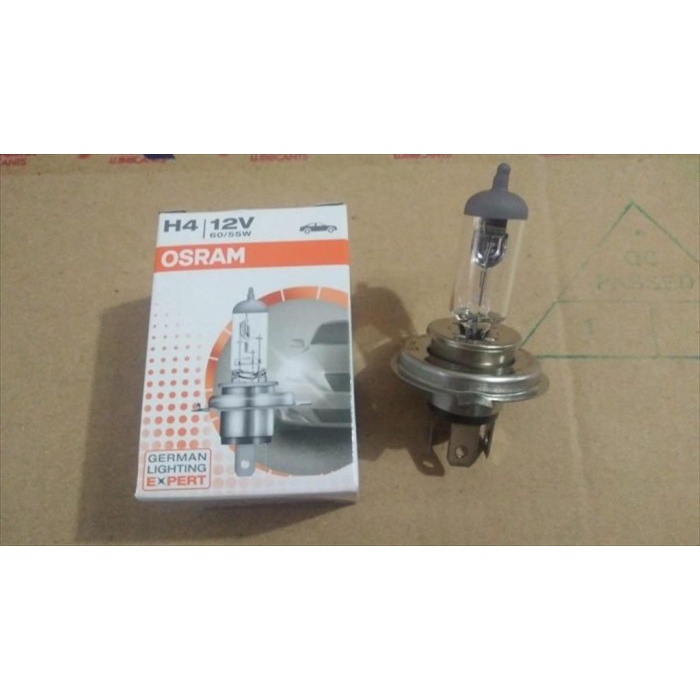 Lampu Bohlam Depan Besar Mobil Halogen Bulb H4 Osram 12V 60/55W Asli terbaik