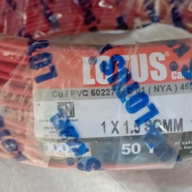 Kabel Nya 1X1.5 @50M Lotus Sni