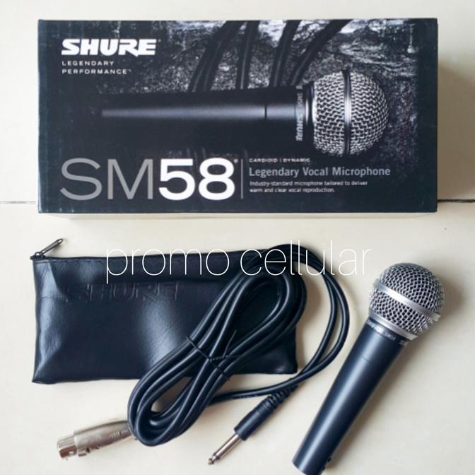 Microphone Kabel Shure Sm 58 Mic Mik Mikrofon Sm-58