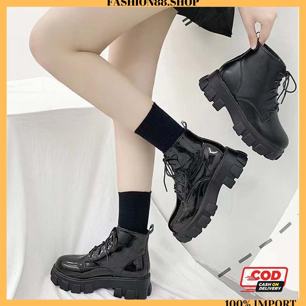 Sepatu Wanita Sepatu Boots Import Premium
