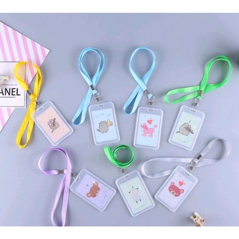 

12 PCS TALI NAME TAG/ID CARD/HOLDER/TALI NAME TAG MIX WARNA