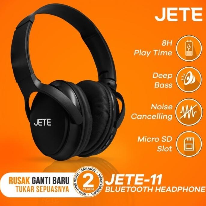 Top Quality Headset Bluetooth Jete 11 Wireless Headphone Jete-11 Ready Qinalaa