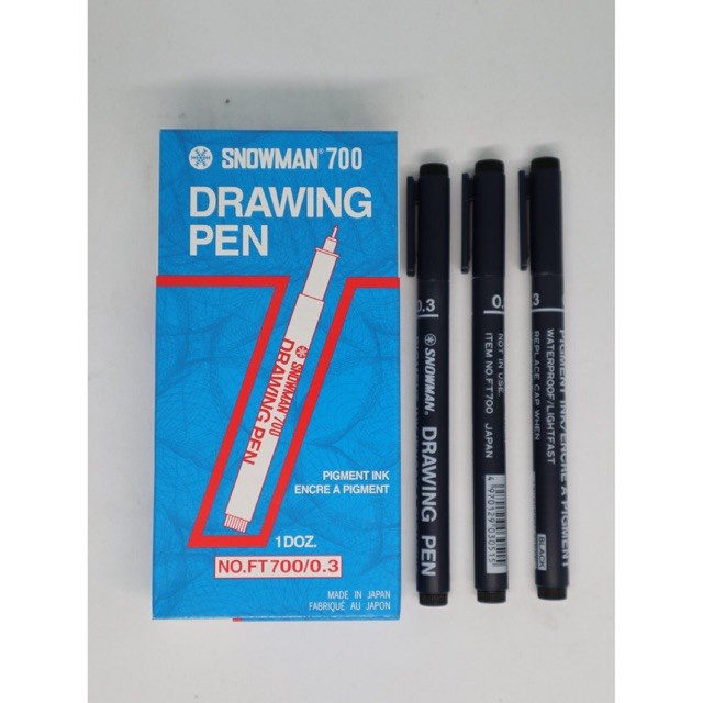 

Promo Drawing Pen Snowman Ft700 / 0.3 Varian Warna