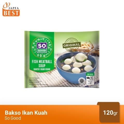 

| so good bakso ikan kuah / fish meatball soup original 120 gr