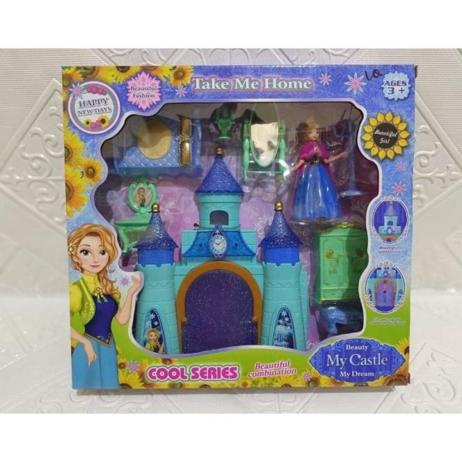 Ib797 Terbaru Mainan Anak Barbie Mainan Anak Rumah Barbie Lengkap 1 Se