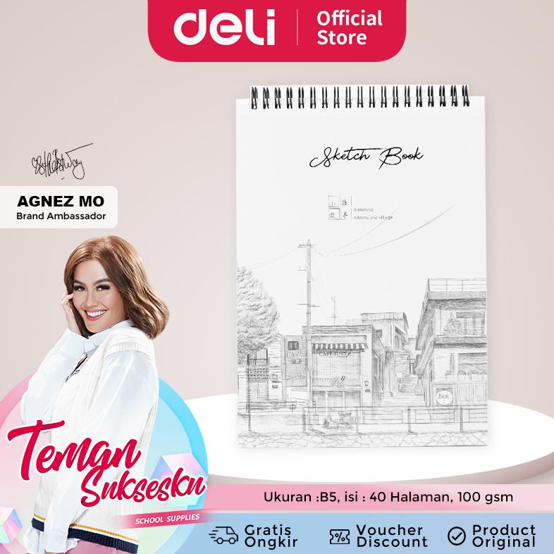

Deli Buku Gambar B5 Vertikal Jilid Spiral, 40 Halaman, Dapat Dibalik 360 Derajat 73628