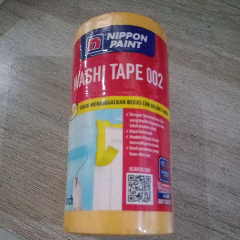 

NIPPON PAINT - ISOLASI KERTAS WASHI TAPE 002, LAKBAN KERTAS