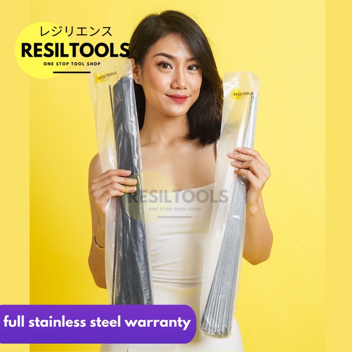 

✨Sale 100 Pcs Kabel Ties Stainless 90 Cm Cable Ties Tis Anti Karat 900 Mm Diskon