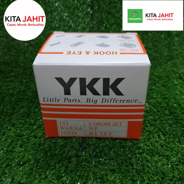 Kancing Hak He Ykk Original (Isi 2 Gross) Terbaru