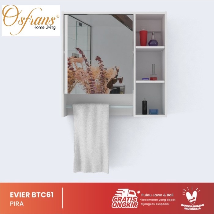 EVIER BTC61 Rak Cermin Wastafel