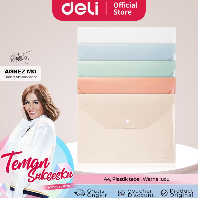 

Deli Map Plastik / File Bag / Tas Map Plastik Isi 5 PP301