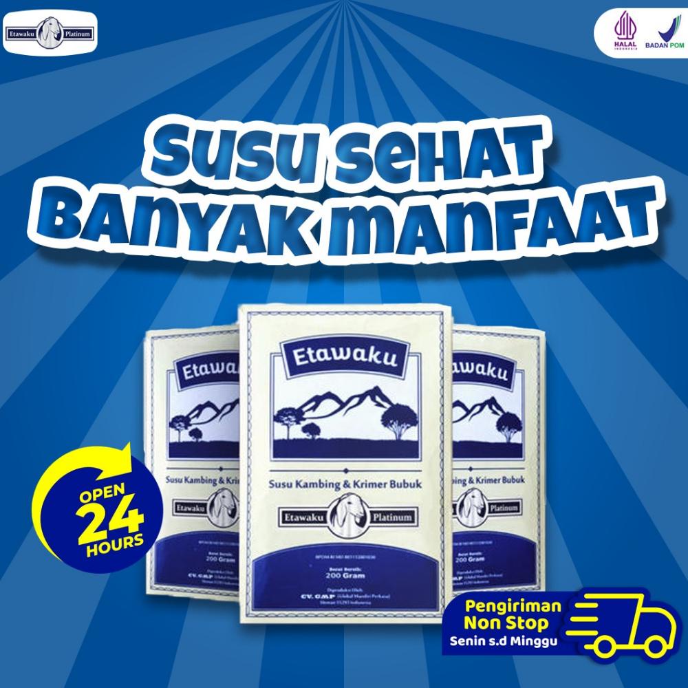 

BISA COD Etawaku Platinum 3x Atasi Masalah Pernafasan - Susu Kambing Bubuk Provit Etawa Tingkatkan Daya Tahan & Imunitas Tubuh Jadi Sehat ~