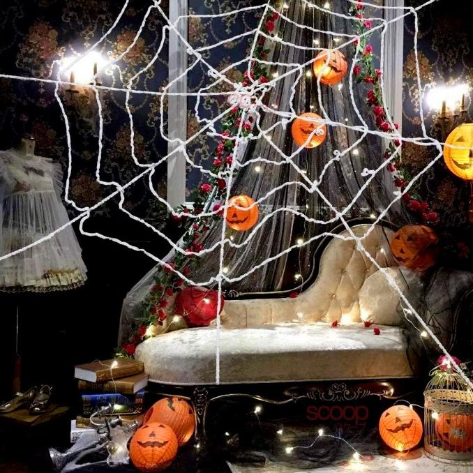 

Ettacollection Scoop Dekorasi Halloween Sarang Laba-Laba 59442801 Original