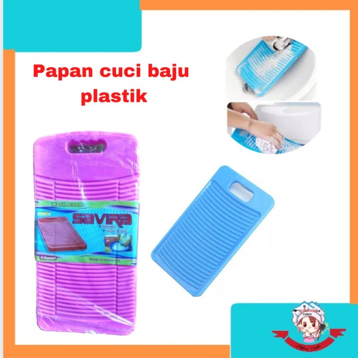 Ready stok Papan Cuci Baju Plastik Papan Cuci Baju Papan Penggilasan