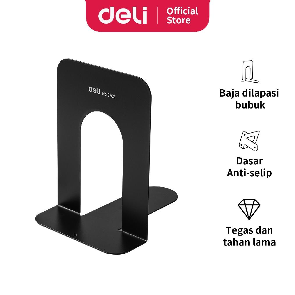 

Deli Penahan Buku Logam Metal 180 x 140 x 200mm 603g E9262